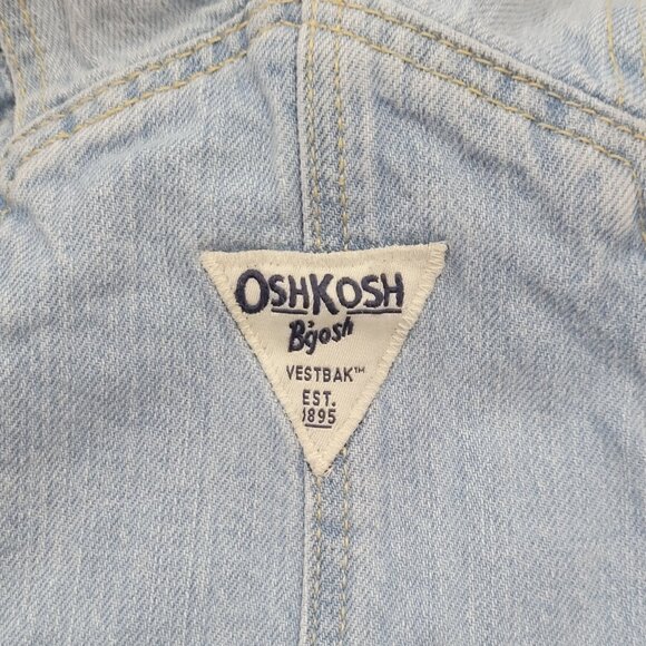 Girl's Jean Overalls Skirt - Picture 3 of 4